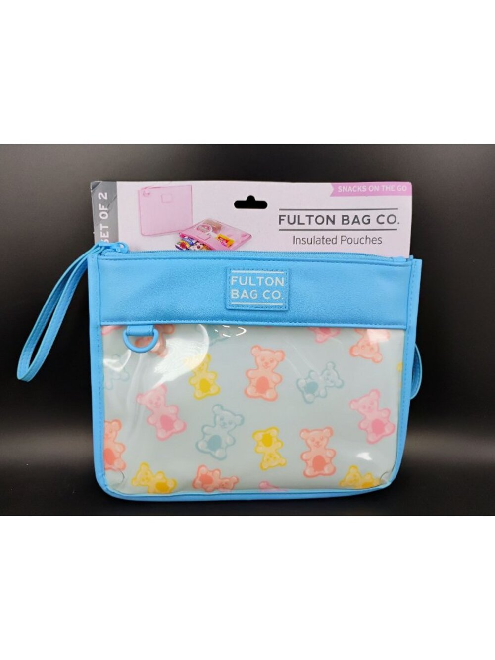 Fulton Bag Co. Set Of 2 Insulated Pouches With Wristlet